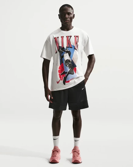 Мужские баскетбольные шорты Nike Dri-FIT 8″, черные