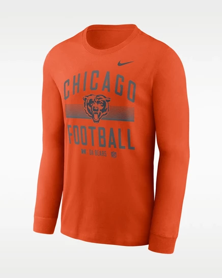 Мужская футболка Nike Chicago Bears Essential, оранжевая