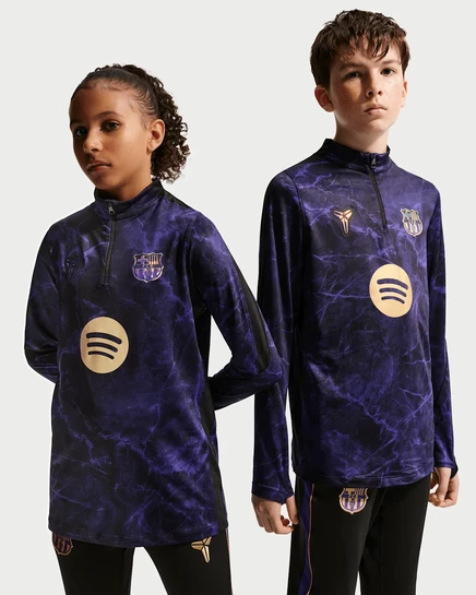 Детская кофта Nike FC Barcelona Kobe, фиолетовая