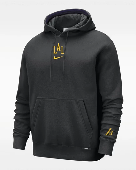 Мужская худи Nike Los Angeles Lakers City Edition, черная