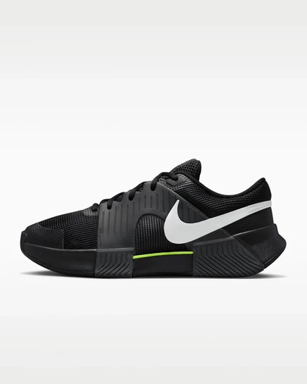 Женские теннисные кроссовки Nike Zoom GP Challenge 1.5, черные/антрацит/лайм/белые