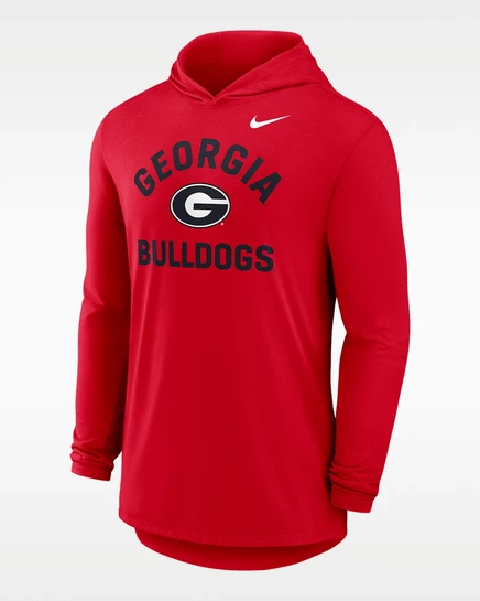Мужской лонгслив Nike Georgia Primetime Arch, красный