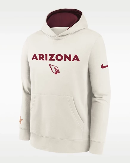 Детская худи Nike Arizona Cardinals Rivalry Club, натуральная