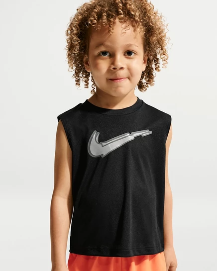 Майка для малышей Nike Bold Move Dri-FIT, черная