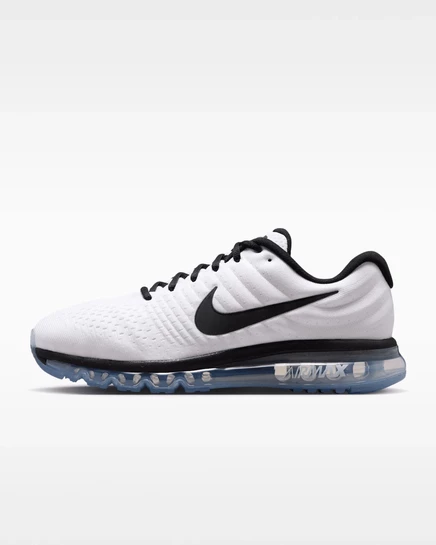 Мужские кроссовки Nike Air Max 2017, белые/черные