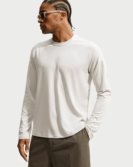 Мужской лонгслив Nike 24.7, коричнево-бежевый