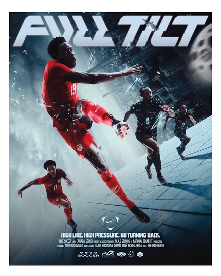 Постер Nike «Канада» 56×71 см, разноцветный