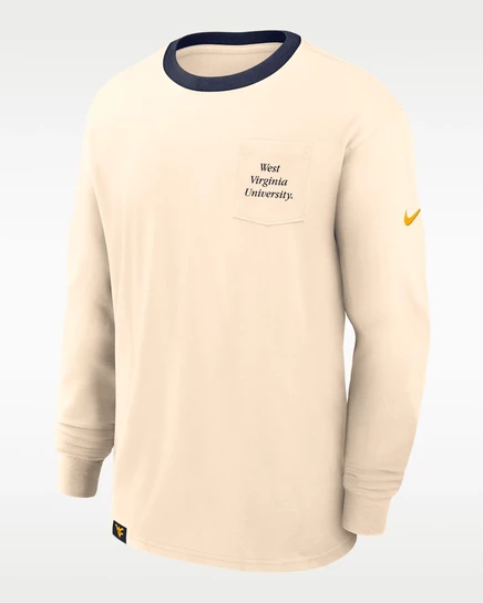 Мужской лонгслив Nike Max90 Pocket, натуральный