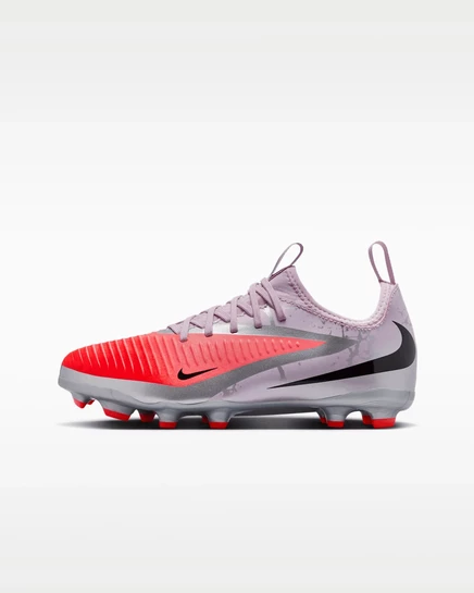 Детские бутсы Nike Phantom 6 Academy, красно-черные