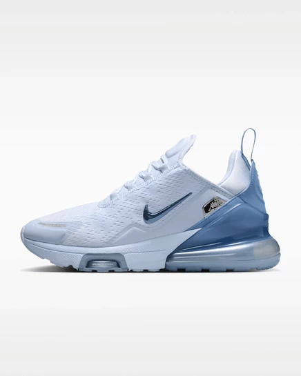 Женские кроссовки Nike Air Max 270 Premium, голубые/белые
