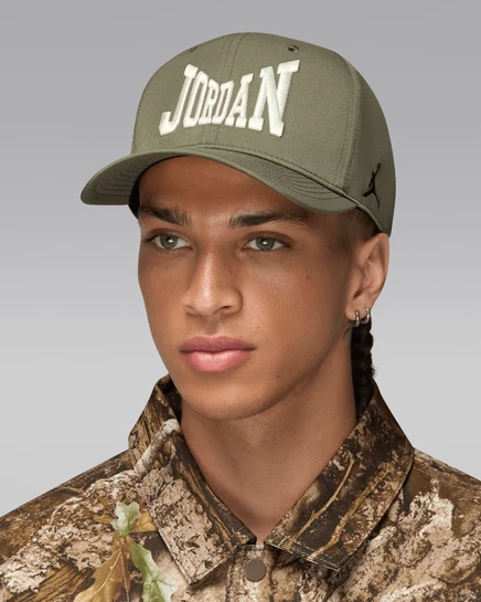 Унисекс кепка Jordan Brooklyn Rise Realtree, оливково-молочная