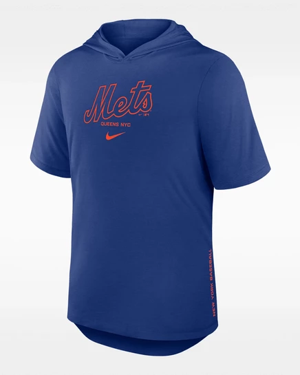 Мужская футболка-худи Nike Dri-FIT New York Mets, синяя