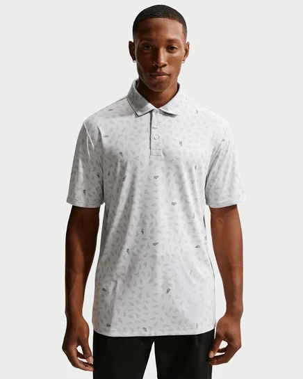 Мужское поло Nike Par Dri-FIT для гольфа, пепельно-бежевое
