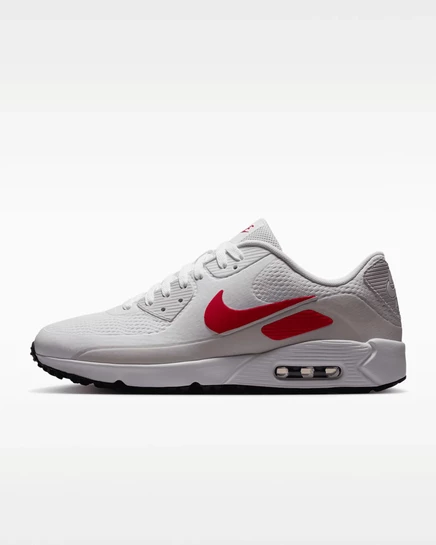 Кроссовки Nike Air Max 90 G, белые/серо-синие/красные