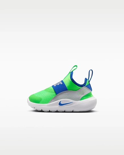 Детские кроссовки Nike Flex Runner 4, зелено‑серо‑синие