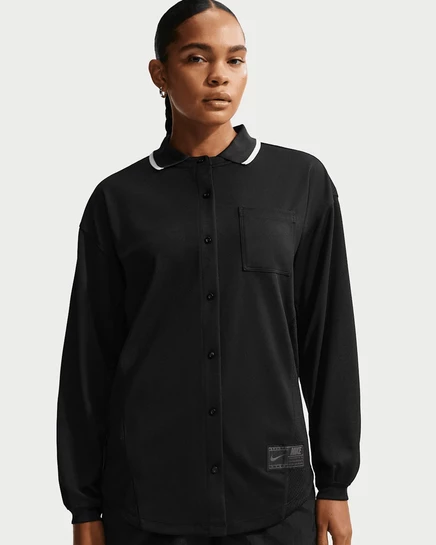 Женский джерси-топ Nike Sportswear Oversized, черный