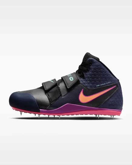 Унисекс шиповки Nike Zoom Javelin Elite 3, черно-красно-оранжевые