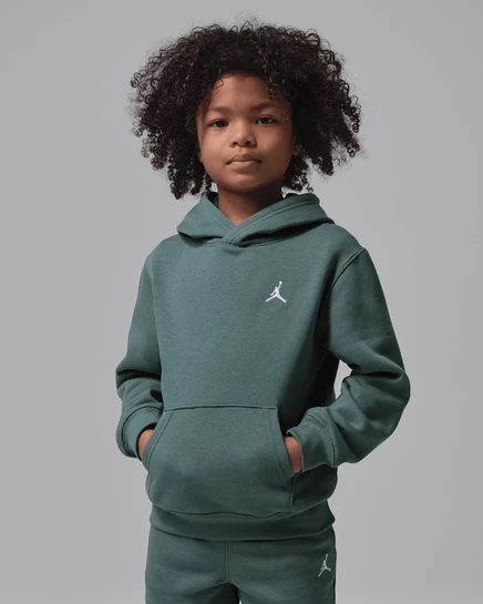 Детская худи Jordan Brooklyn Fleece, серая