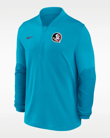 Мужская толстовка Nike Florida State 1/2-zip, бирюзовая