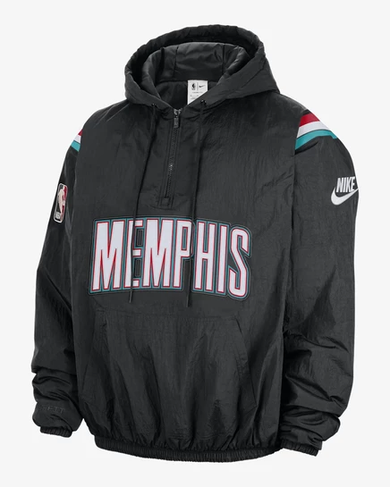 Мужская худи Nike Therma-FIT Grizzlies, черная