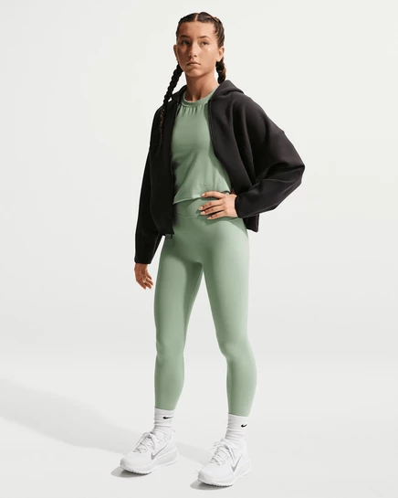 Леггинсы для девочек Nike MAVN Dri-FIT высокой посадки, серые