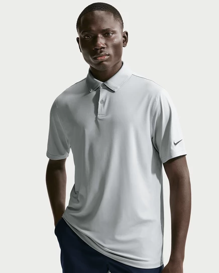Мужское поло Nike Velocity Dri-FIT Golf, серое/черное