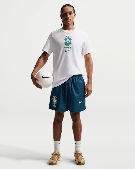 Мужские шорты Nike Brazil Club, бирюзово-голубые