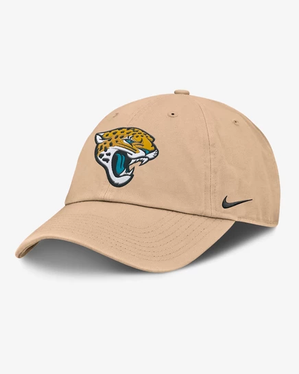 Мужская кепка Nike Jacksonville Jaguars Club регулируемая, песочная