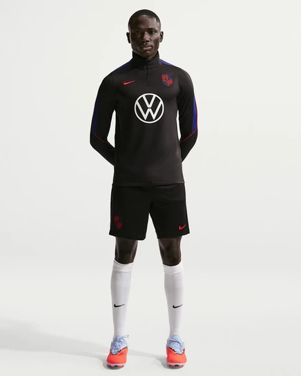 Мужские шорты Nike USMNT Strike Dri-FIT, черные/темно-синие/красные
