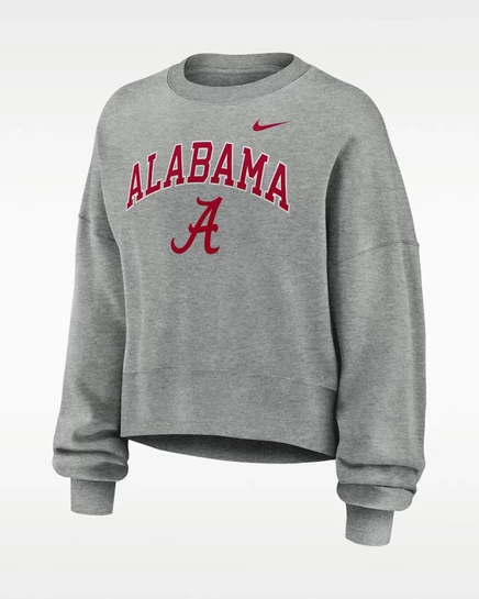 Женский свитшот Nike Alabama Phoenix Arch, серый