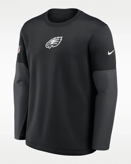 Мужская футболка Nike Philadelphia Eagles Therma-FIT, черная