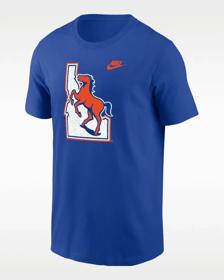 Мужская футболка Nike Boise State Blue Turf, синяя