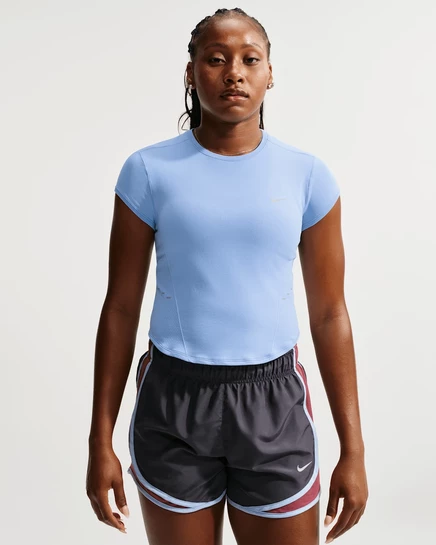 Женский топ Nike Swift, алюминиевый/серый/серебристый