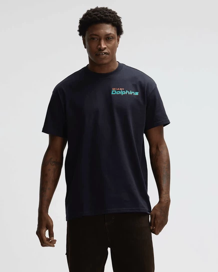 Мужская футболка Nike Miami Dolphins Max90, темно-синяя
