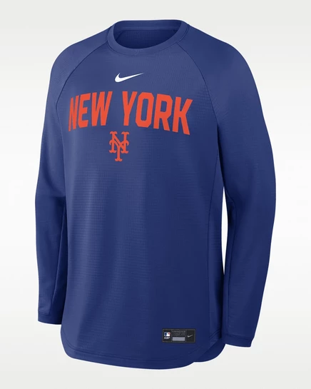 Мужская толстовка Nike New York Mets Dri-FIT, синяя