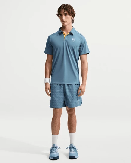Мужские теннисные шорты NikeCourt Advantage Dri-FIT, сланцевый/темно-синий/белый