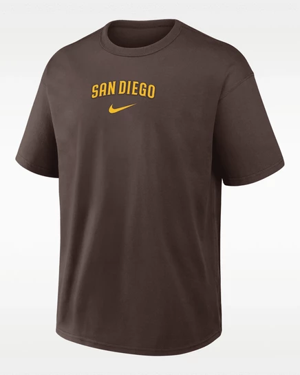 Мужская футболка Nike San Diego Padres Max90, коричневая