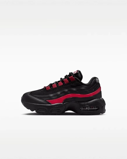 Детские кроссовки Nike Air Max 95 Recraft, черно-красные