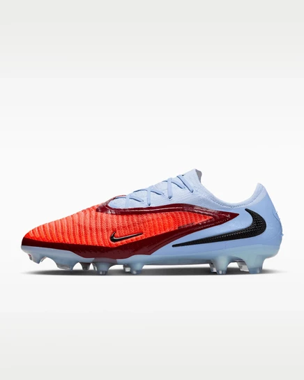 Унисекс бутсы Nike United Phantom 6 Low Elite для твёрдого поля, сине-красные