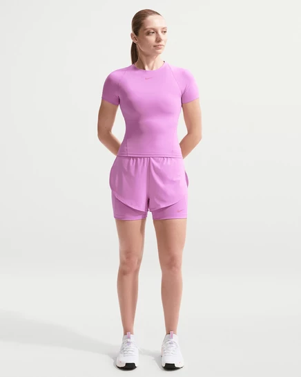 Женские шорты Nike Universa 2в1 5″, светло-малиновый