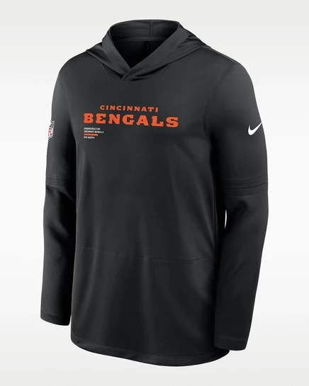 Мужская толстовка Nike Pure Fury Sideline Dri-FIT с капюшоном, черная