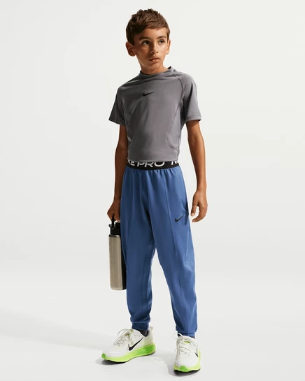 Детские спортивные брюки Nike Pro, темно-синие/белые/черные