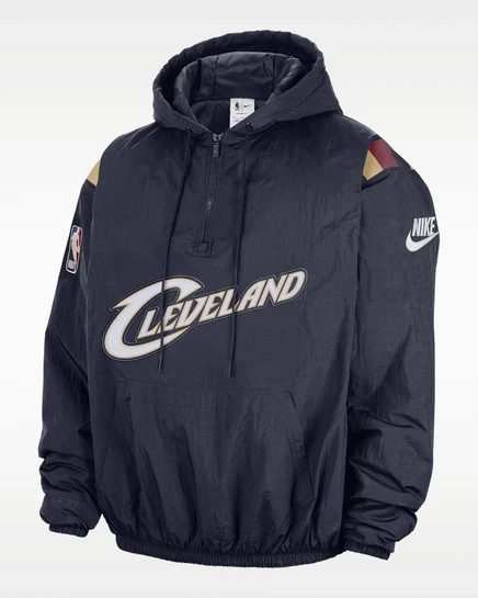 Мужская худи Nike Cleveland Cavaliers, тёмно-синяя/чёрная