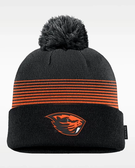 Мужская шапка-бини Nike Oregon State, черная