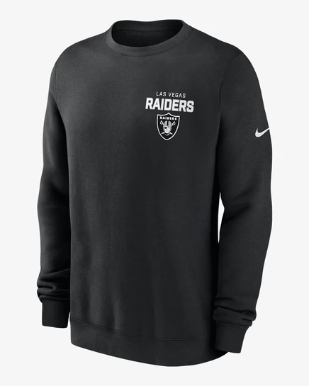 Мужской свитшот Nike Las Vegas Raiders Draw Block Club, черный