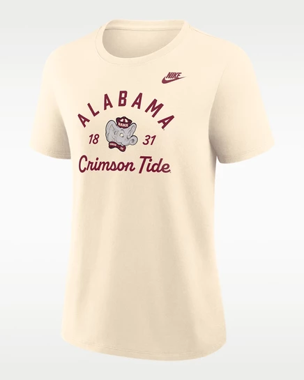 Женская футболка Nike Alabama Legacy Team Name, натуральная