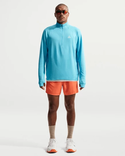 Мужские шорты ACG Second Sunrise Dri-FIT ADV 5″, оранжевые/белые