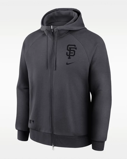 Мужская худи Nike San Francisco Giants Dri-FIT, антрацитовая