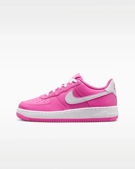 Унисекс кроссовки Nike Force 1 Low детские, ярко-розовые