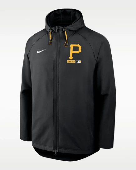 Мужская куртка Nike Therma-FIT Pittsburgh Pirates, черная
